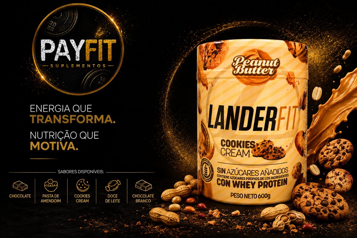 LANDERFIT Peanut Butter — Cookies & Cream